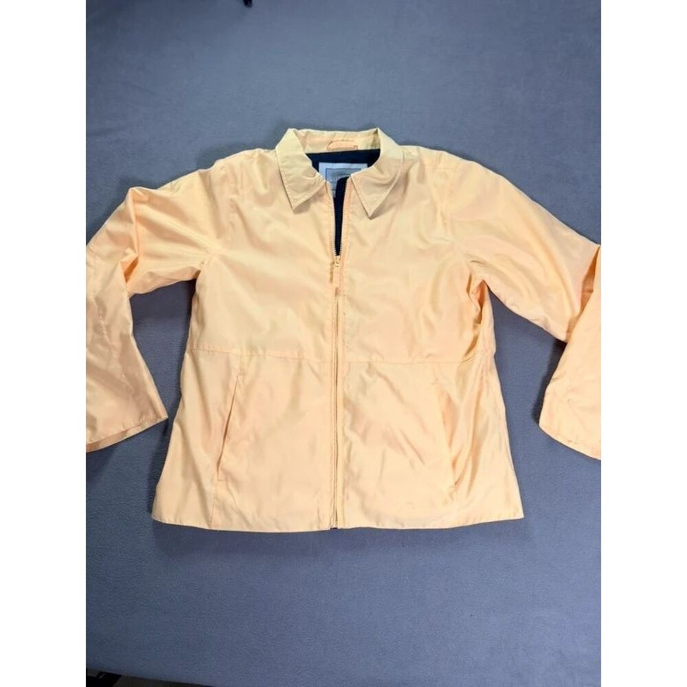 Vintage Summit Essentials Yellow Full Zip Windbreaker- Medium